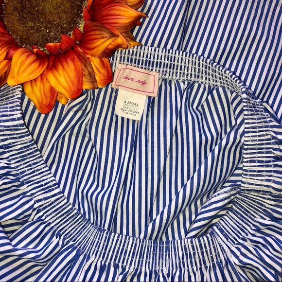 🦋B2G1🦋LOVE ADY Striped Playsuit X-SMALL - Picture 8 of 9